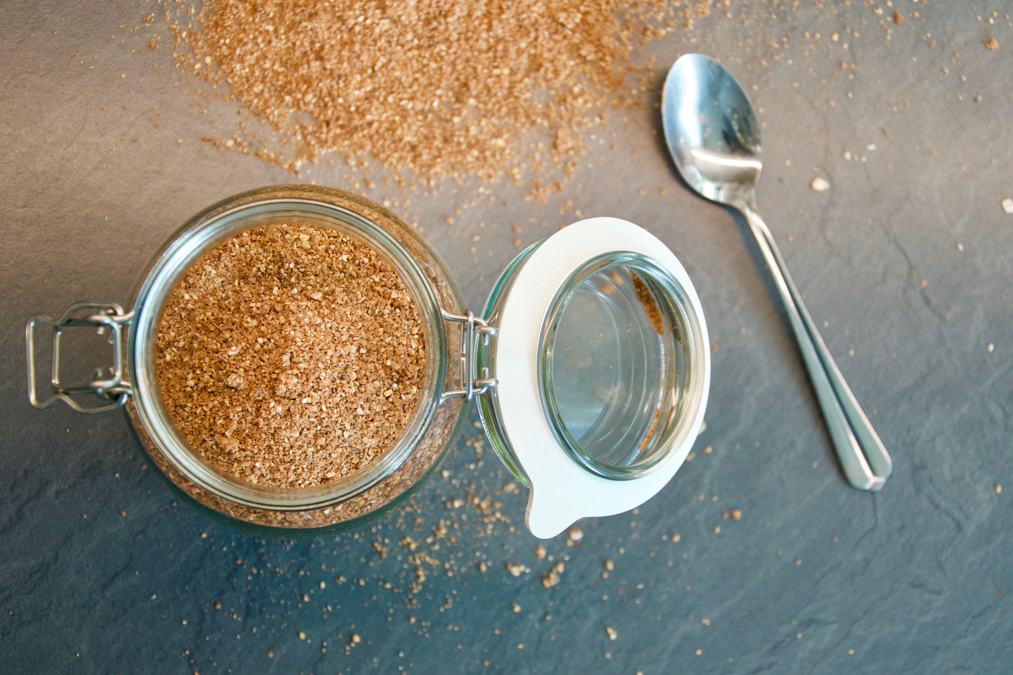 Müslipulver Granola Granolapulver Porridge Frühstück Clean Eating Vegan abnehmen gesund Essen Breakfast