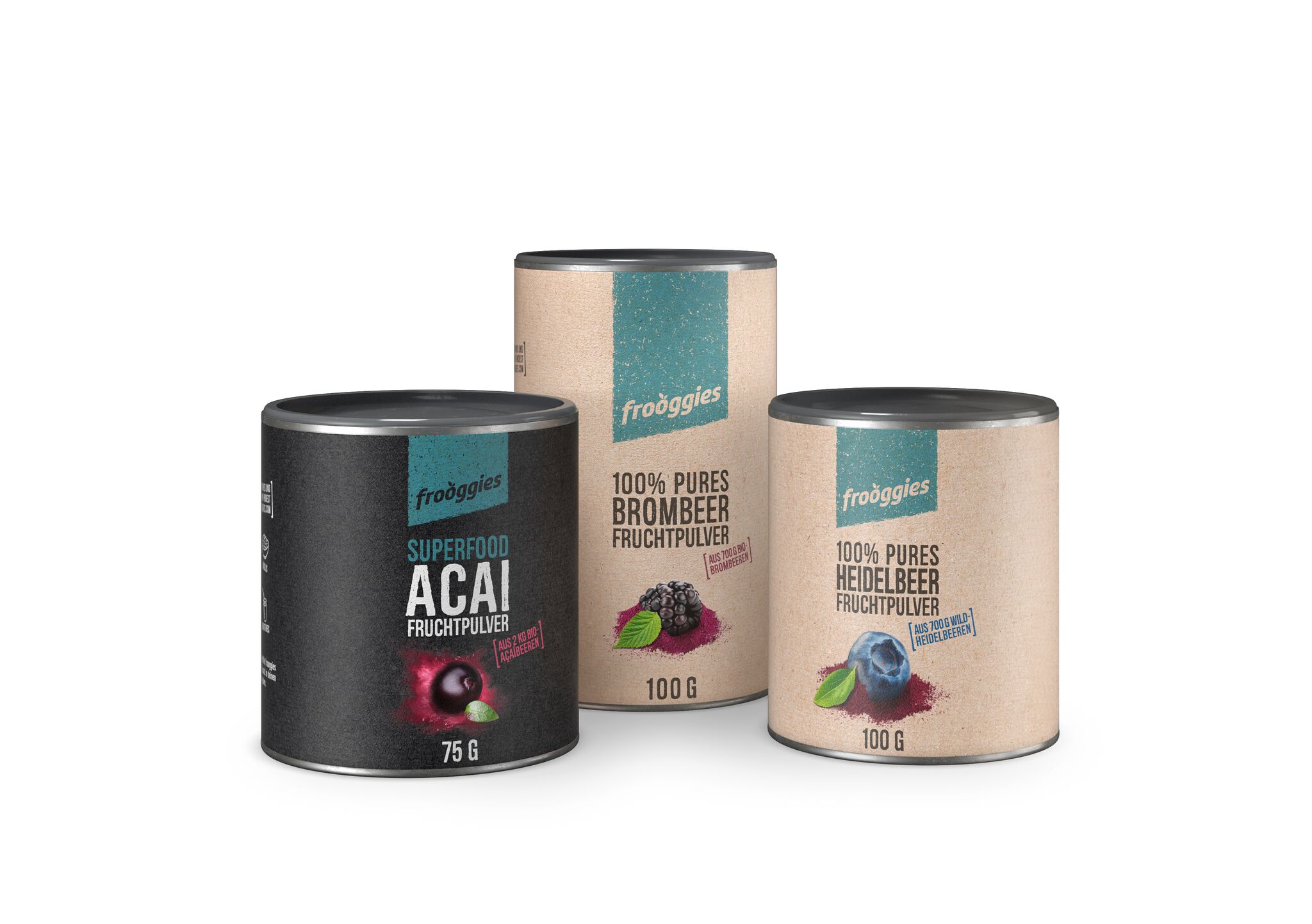frooggies, dark berries, Fruchtpulver
