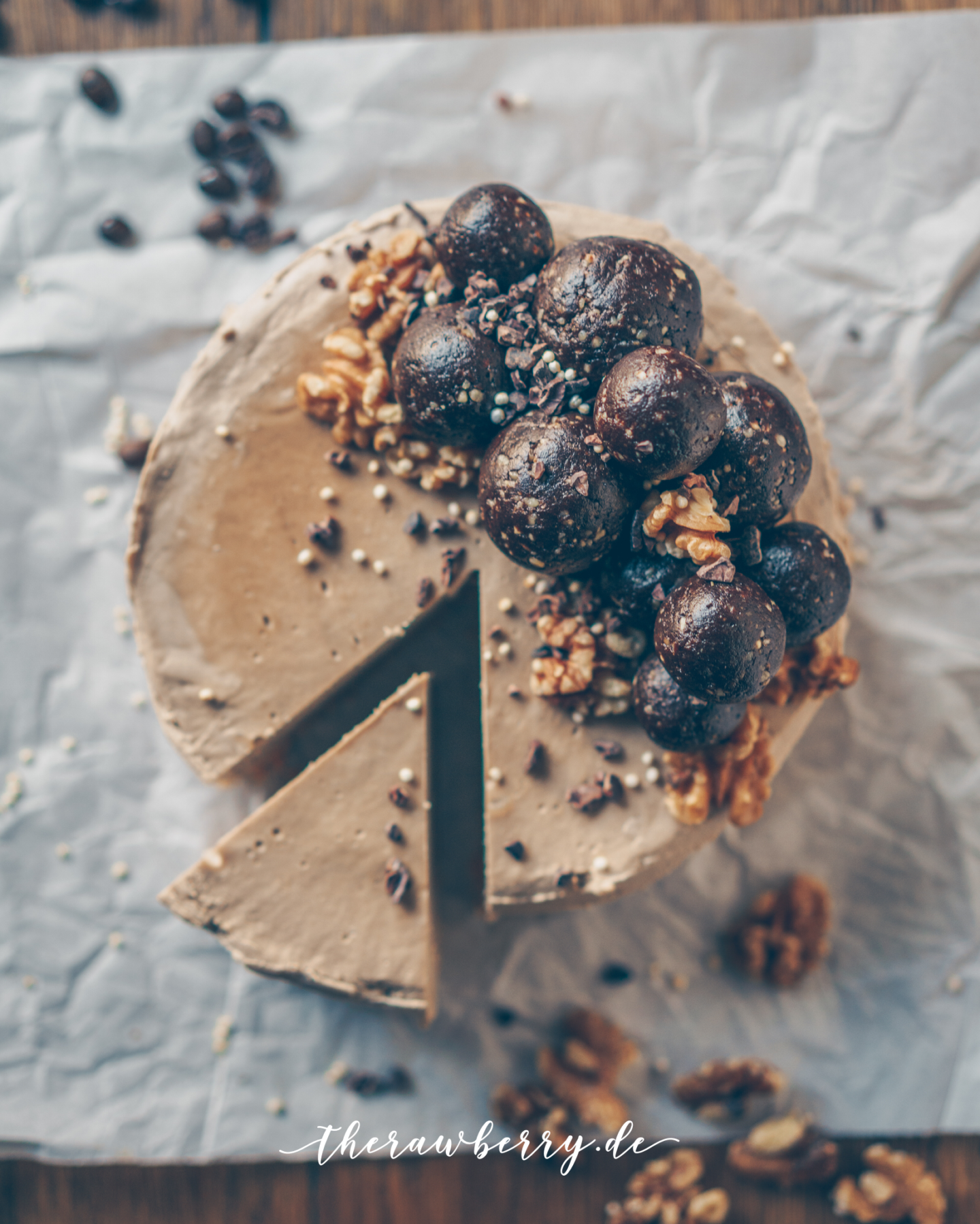 vegan, latte macchiato, cheesecake, cake, kuchen, Käsekuchen, kaffe, coffee, lecker, healthy, gesund, dairy free, laktosefrei, glutenfrei, gluten free, diet, plant based, food, essen, Nachtisch, dessert, raw, roh, rohkost