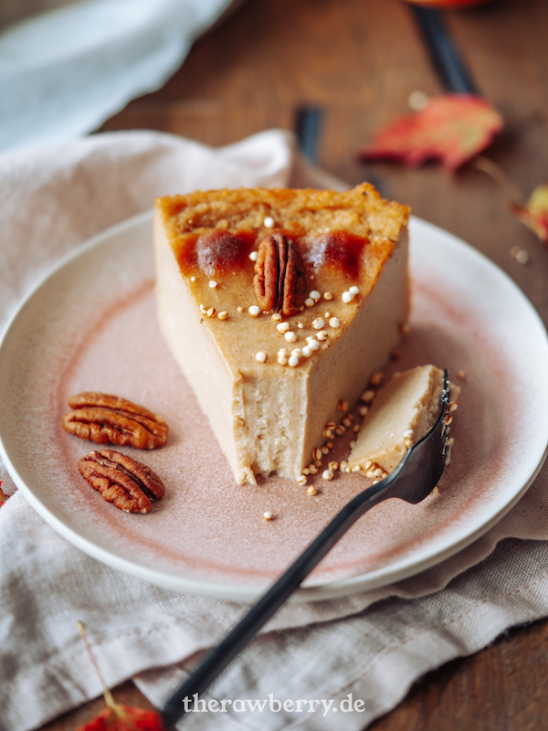 einfach, easy, recipe, Rezept, kuchen, cake, cheescake, Käsekuchen, cinnamon, zit, apple, apfel, fall, autumn, Herbst, vegan, glutenfree, glutenfrei, Marie Dorfschmidt, therawberry, food, essen, dessert, nachtisch