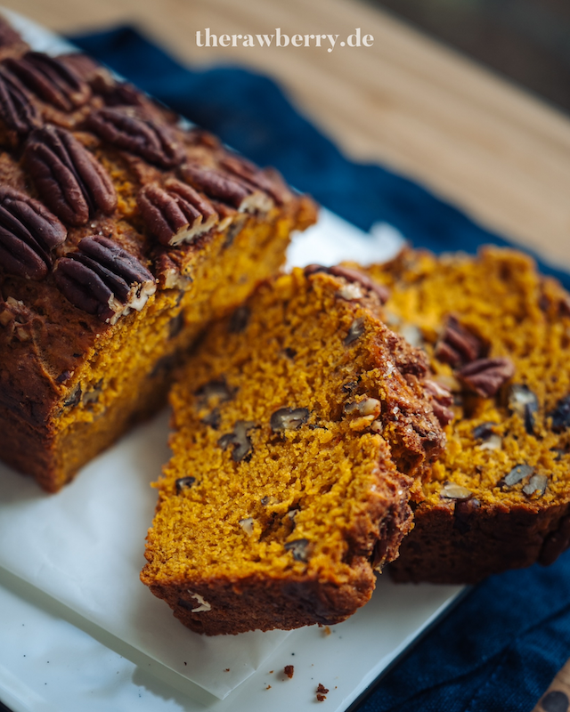 kuchen, pekannüsse, vegan, Kürbis
