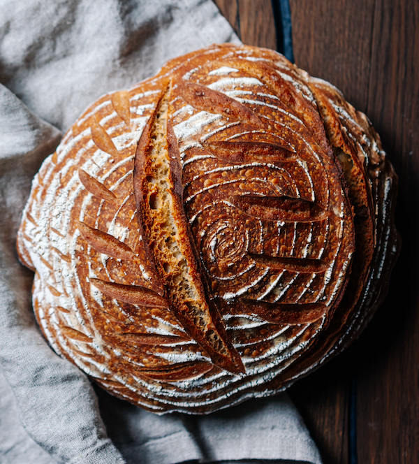 Brot, Sauerteig, backen, Laib