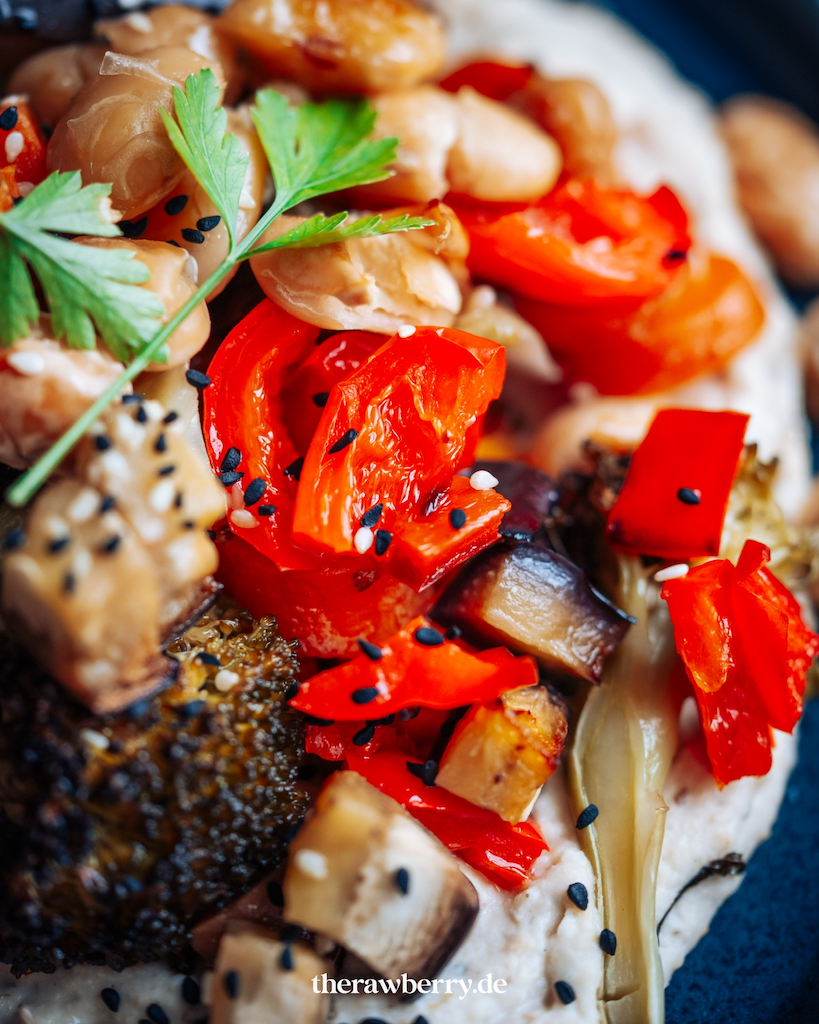 Nahaufnahme grillgemüse